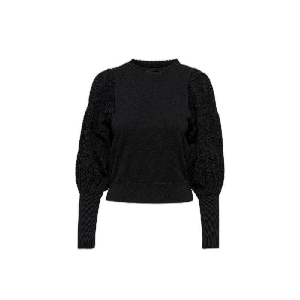 Only Black Polyester Tops & T-Shirt - Hilstor