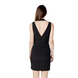 Guess Black Polyester Dress - Hilstor