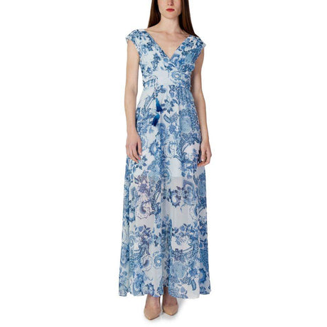 Guess Blue Polyester Dress - Hilstor