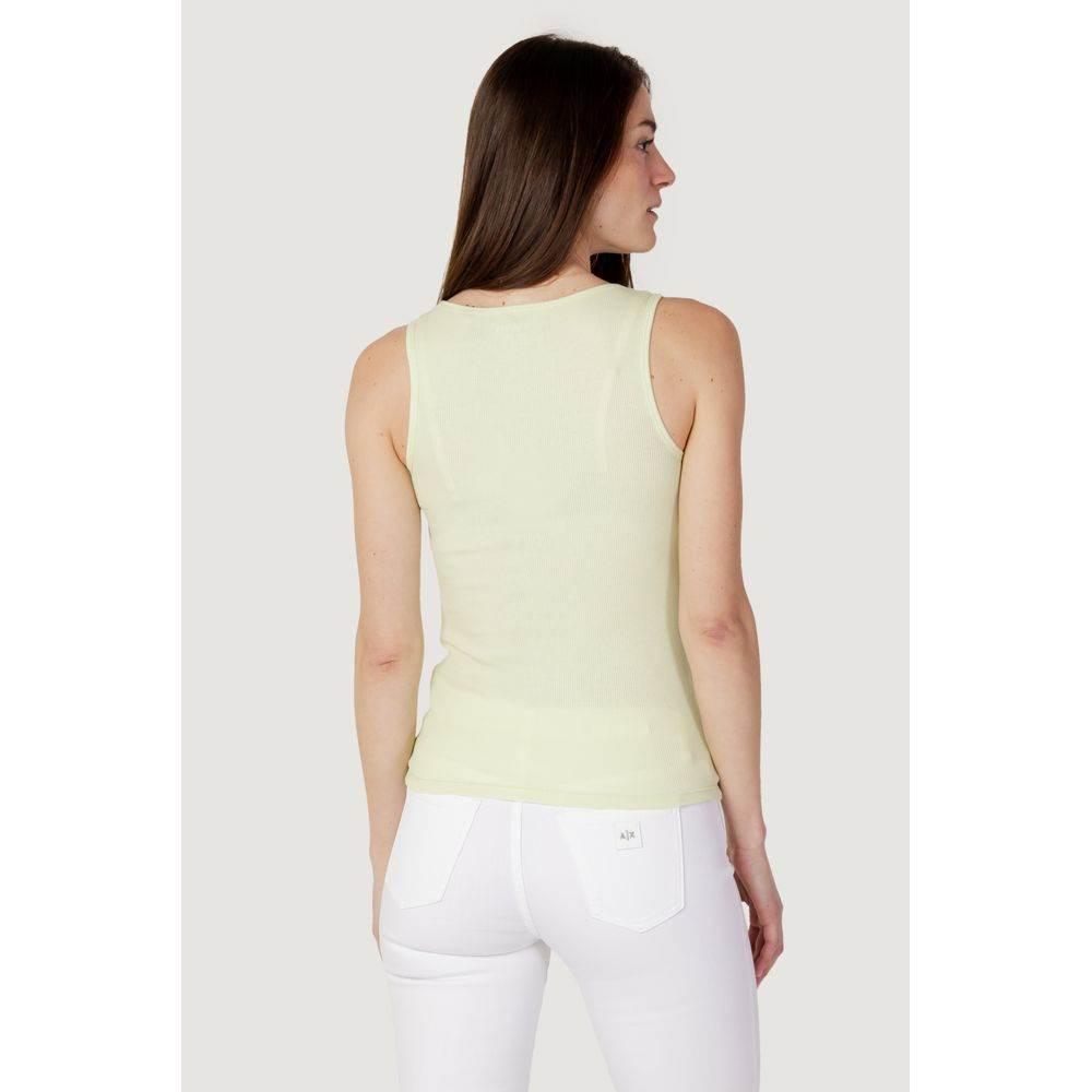 Guess Green Cotton Tank Top - Hilstor