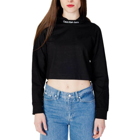 Calvin Klein Jeans Black Viscose Long Sleeve - Hilstor
