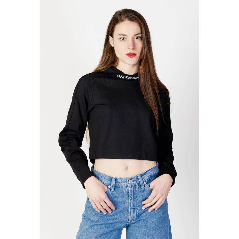 Calvin Klein Jeans Black Viscose Long Sleeve - Hilstor