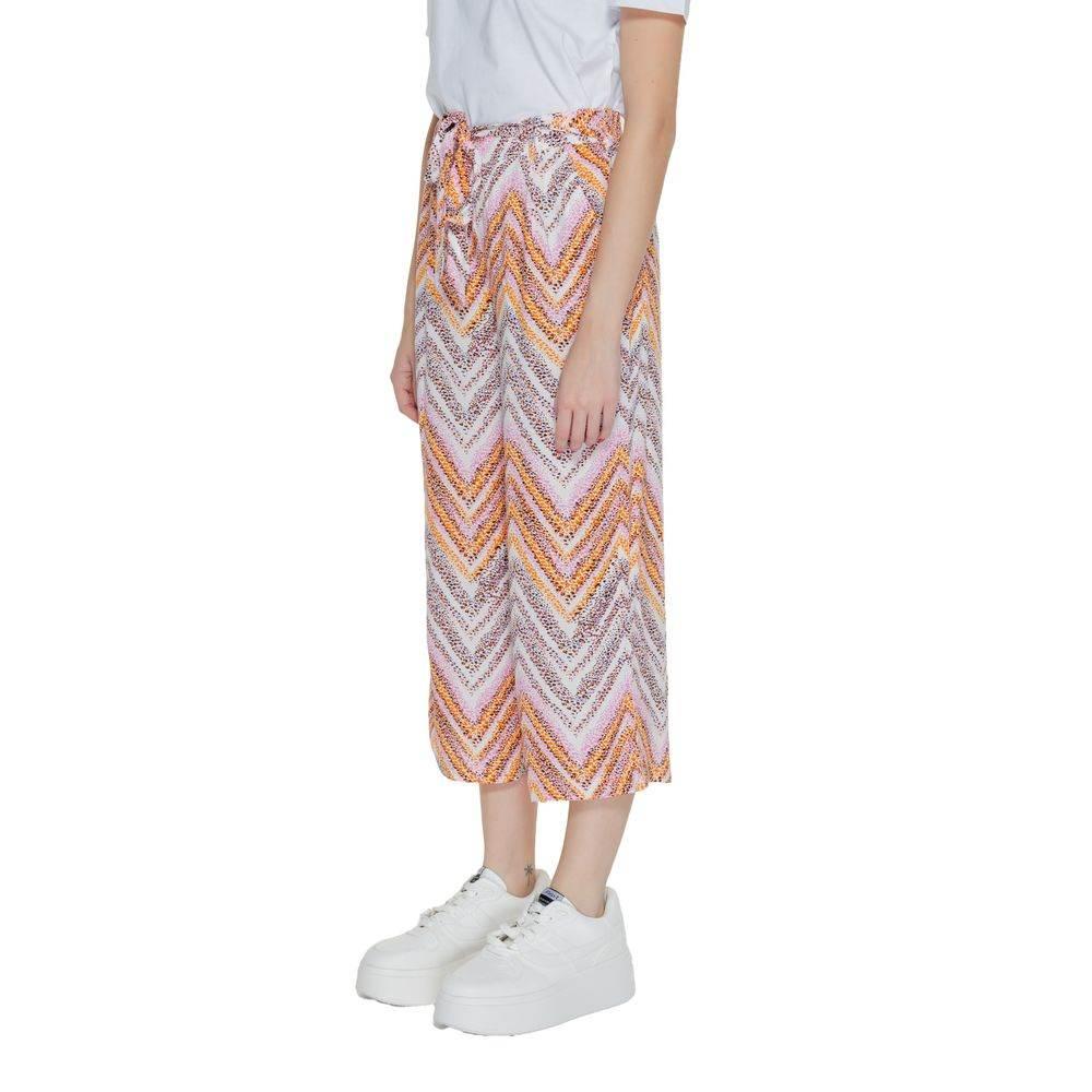 Only Multicolor Viscose Jeans & Pant - Hilstor