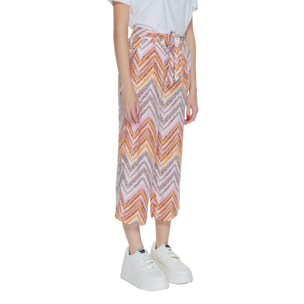 Only Multicolor Viscose Jeans & Pant - Hilstor