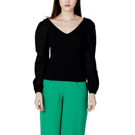 Only Black Cotton Tops & T-Shirt - Hilstor