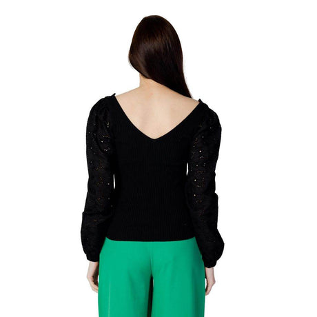 Only Black Cotton Tops & T-Shirt - Hilstor