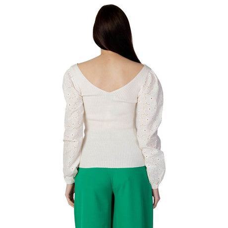 Only Beige Cotton Tops & T-Shirt - Hilstor