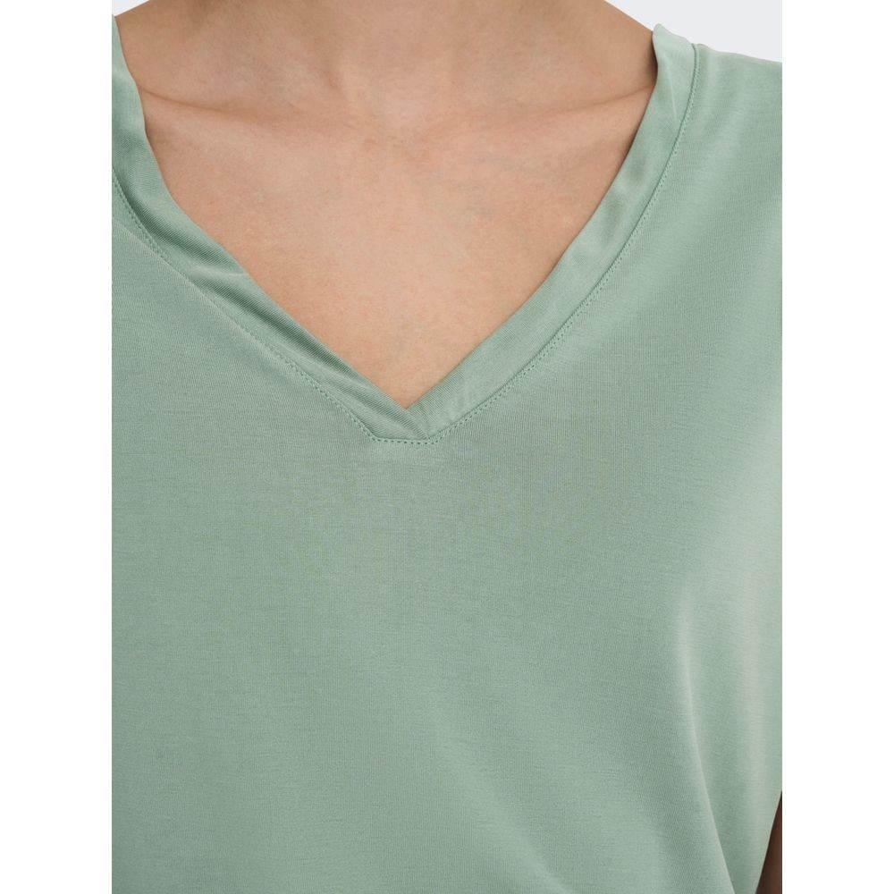 Only Green Tencel Tops & T-Shirt - Hilstor