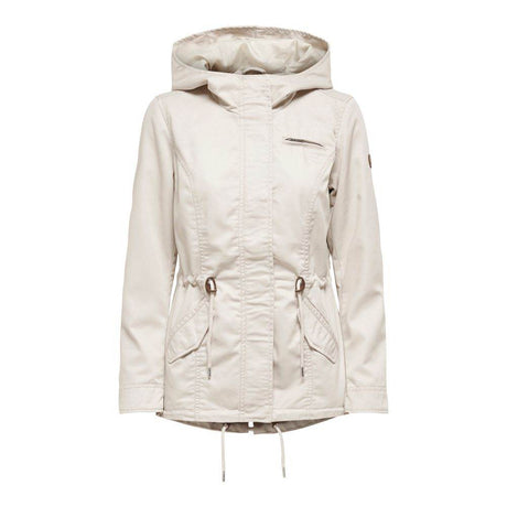 Only Beige Polyester Jackets & Coat - Hilstor