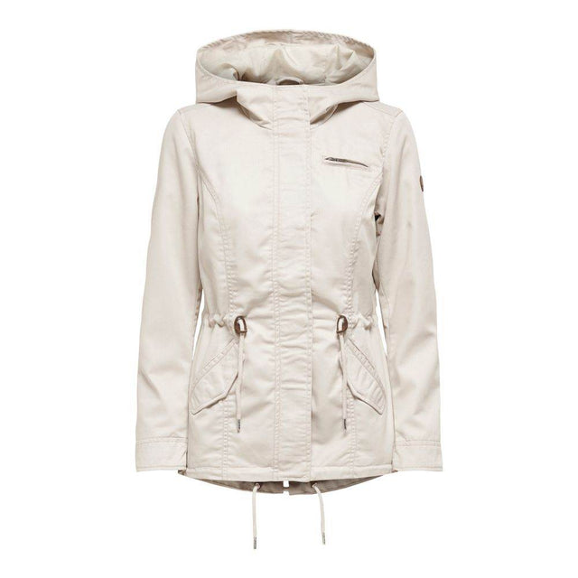 Only Beige Polyester Jackets & Coat - Hilstor