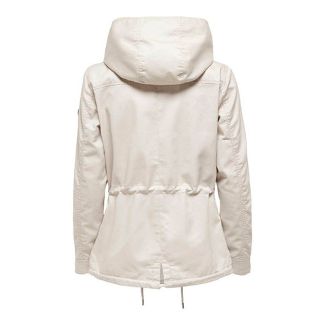 Only Beige Polyester Jackets & Coat - Hilstor