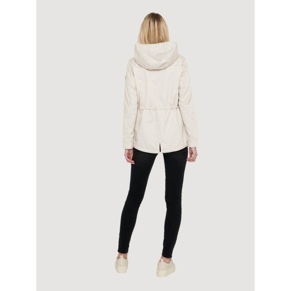 Only Beige Polyester Jackets & Coat - Hilstor
