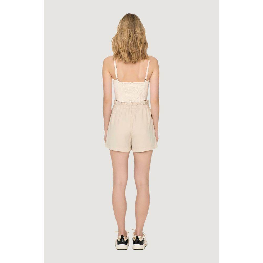 Only Beige Polyester Tops & T-Shirt - Hilstor