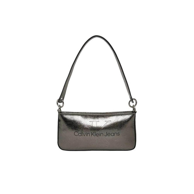 Calvin Klein Jeans Gray Polyethylene Handbag - Hilstor