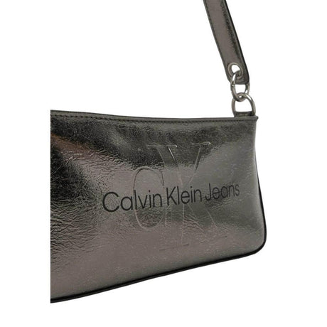 Calvin Klein Jeans Gray Polyethylene Handbag - Hilstor