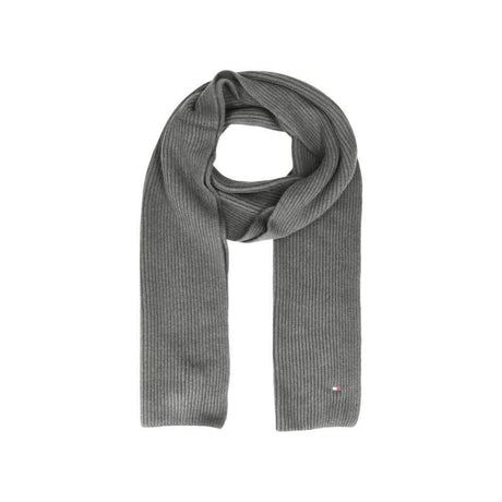 Tommy Hilfiger Gray Organic Cotton Scarf - Hilstor