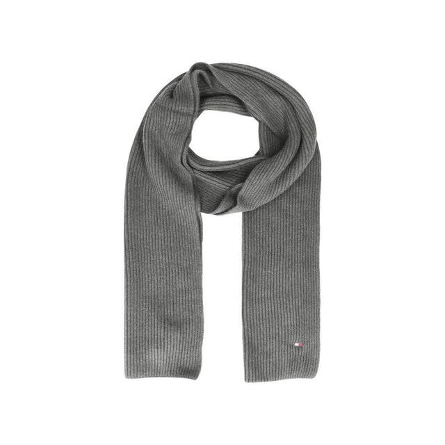 Tommy Hilfiger Gray Organic Cotton Scarf - Hilstor