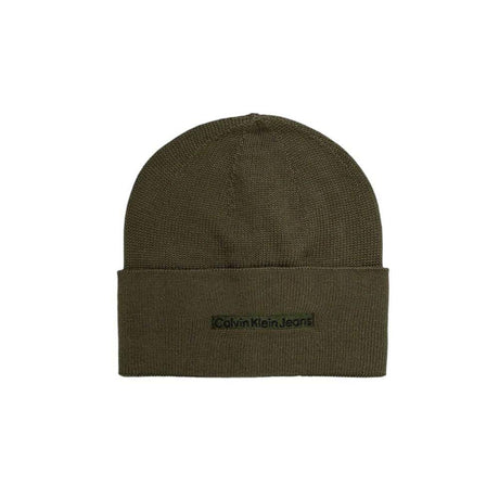 Calvin Klein Jeans Green Cotton Caps Baseball Hat - Hilstor