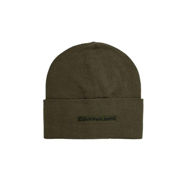 Calvin Klein Jeans Green Cotton Caps Baseball Hat - Hilstor