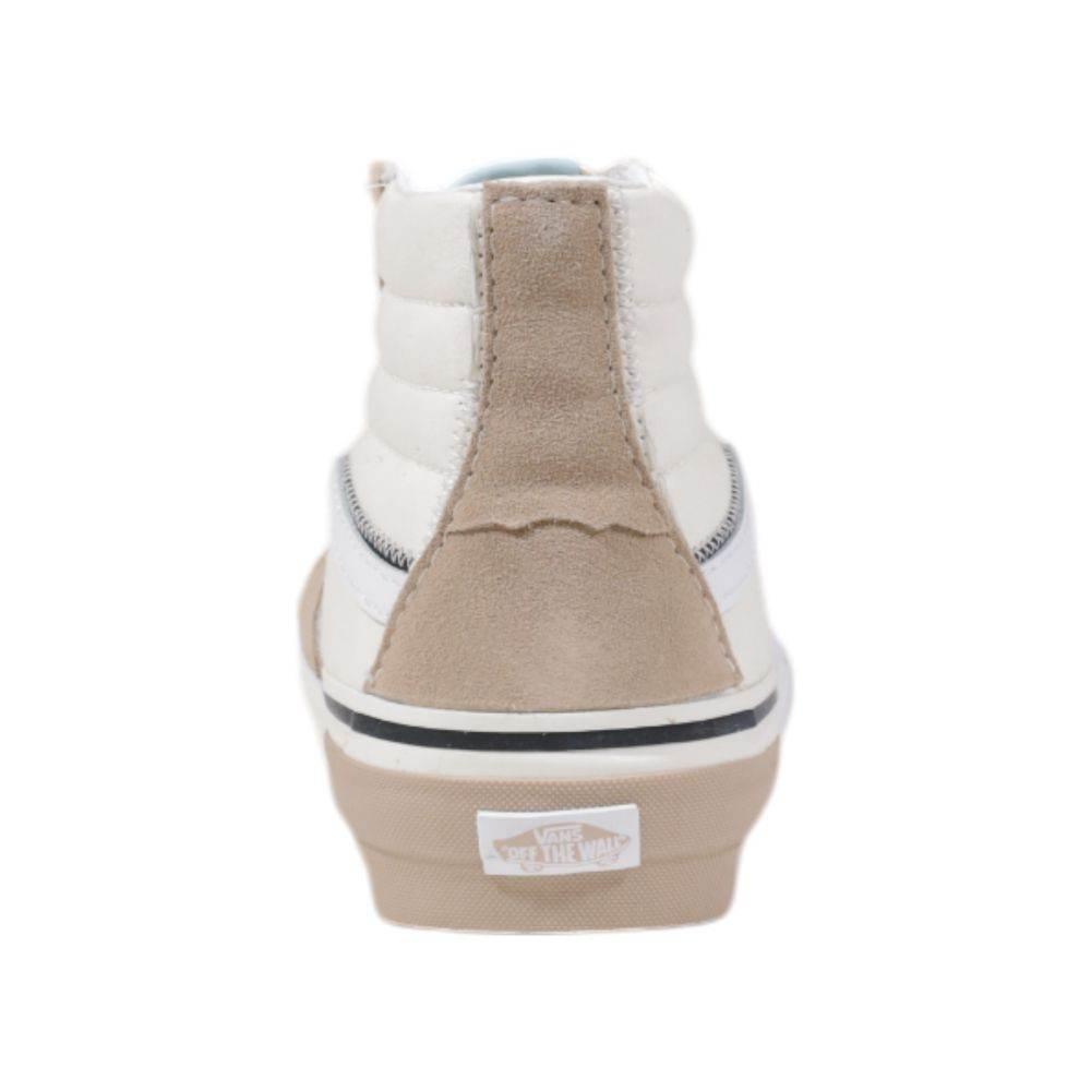 Vans Beige Leather Sneaker - Hilstor