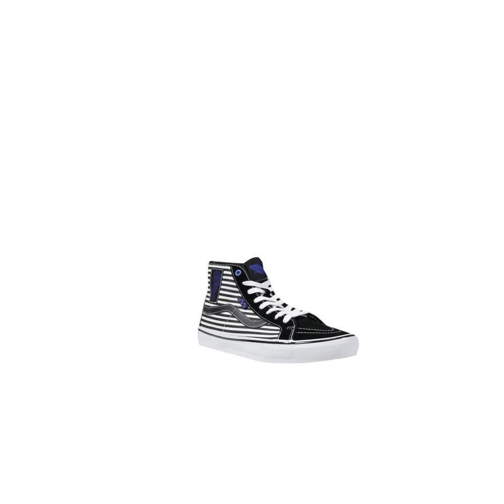 Vans Black And White Leather Sneaker - Hilstor