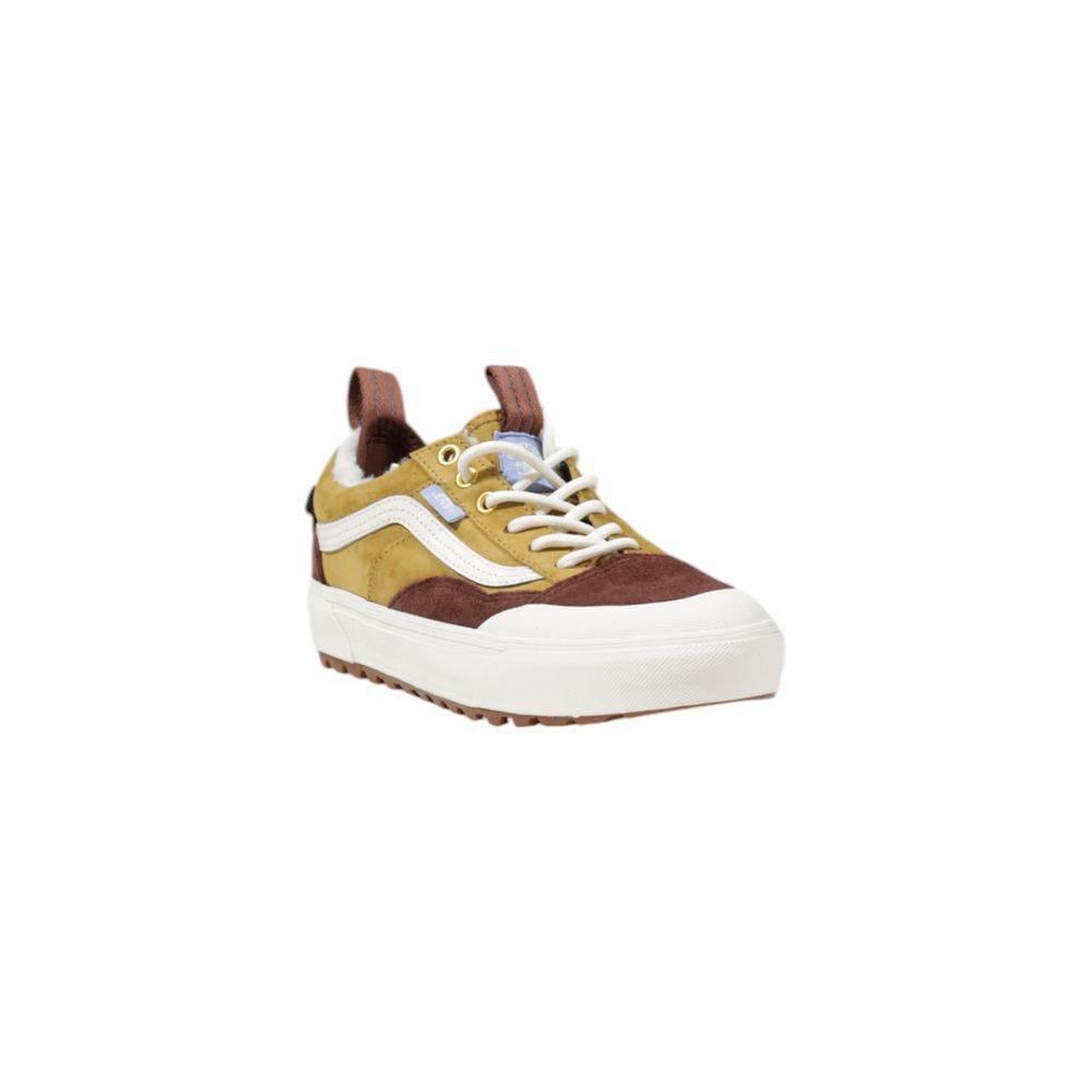 Vans Beige Leather Sneaker - Hilstor
