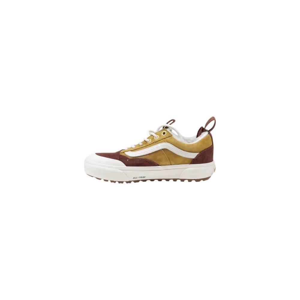 Vans Beige Leather Sneaker - Hilstor