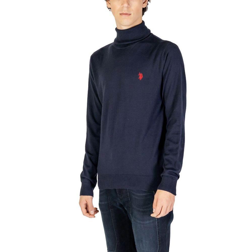 U.S. POLO ASSN. Blue Cotton Turtleneck - Hilstor