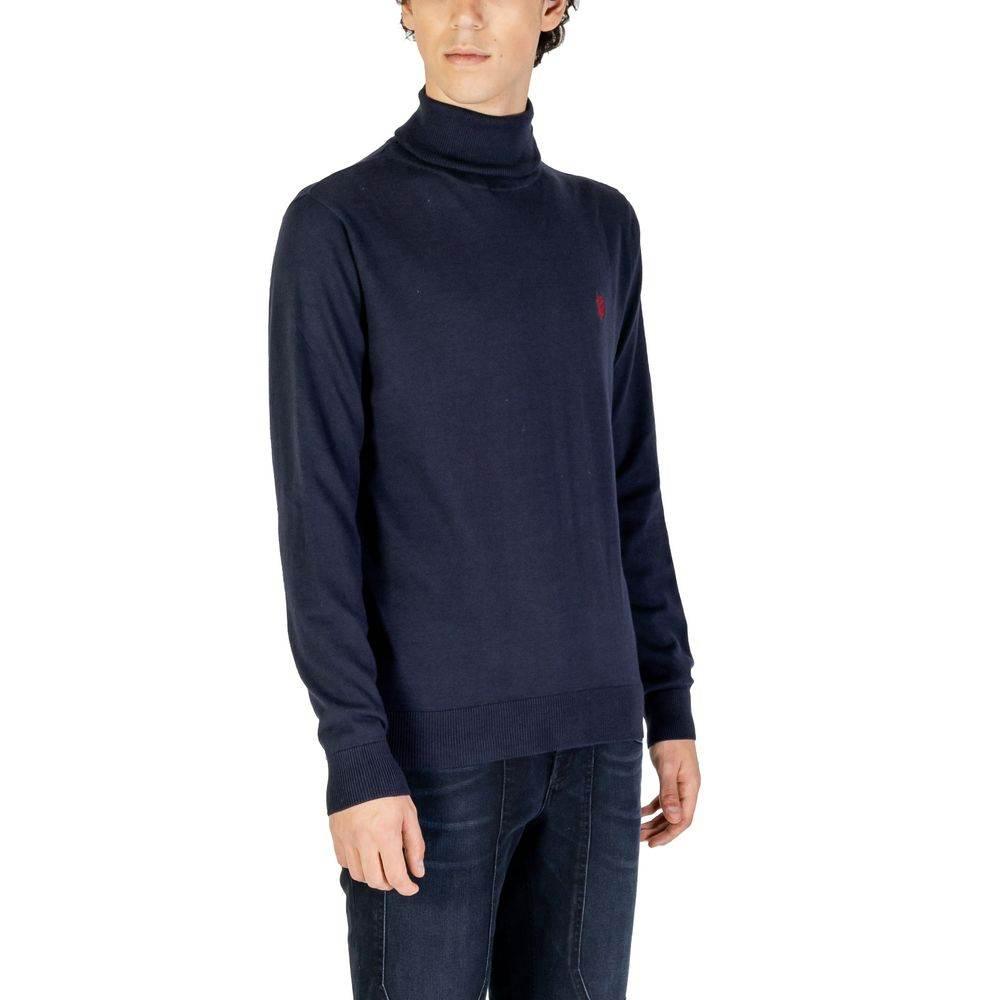 U.S. POLO ASSN. Blue Cotton Turtleneck - Hilstor