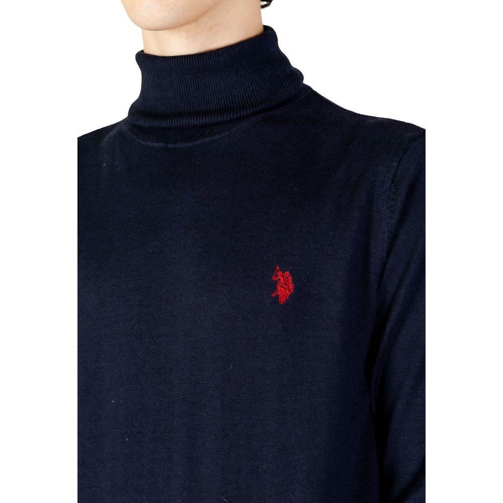 U.S. POLO ASSN. Blue Cotton Turtleneck - Hilstor