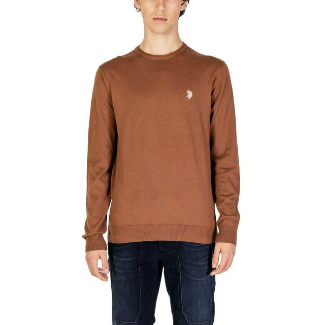 U.S. POLO ASSN. Beige Cotton Sweater - Hilstor
