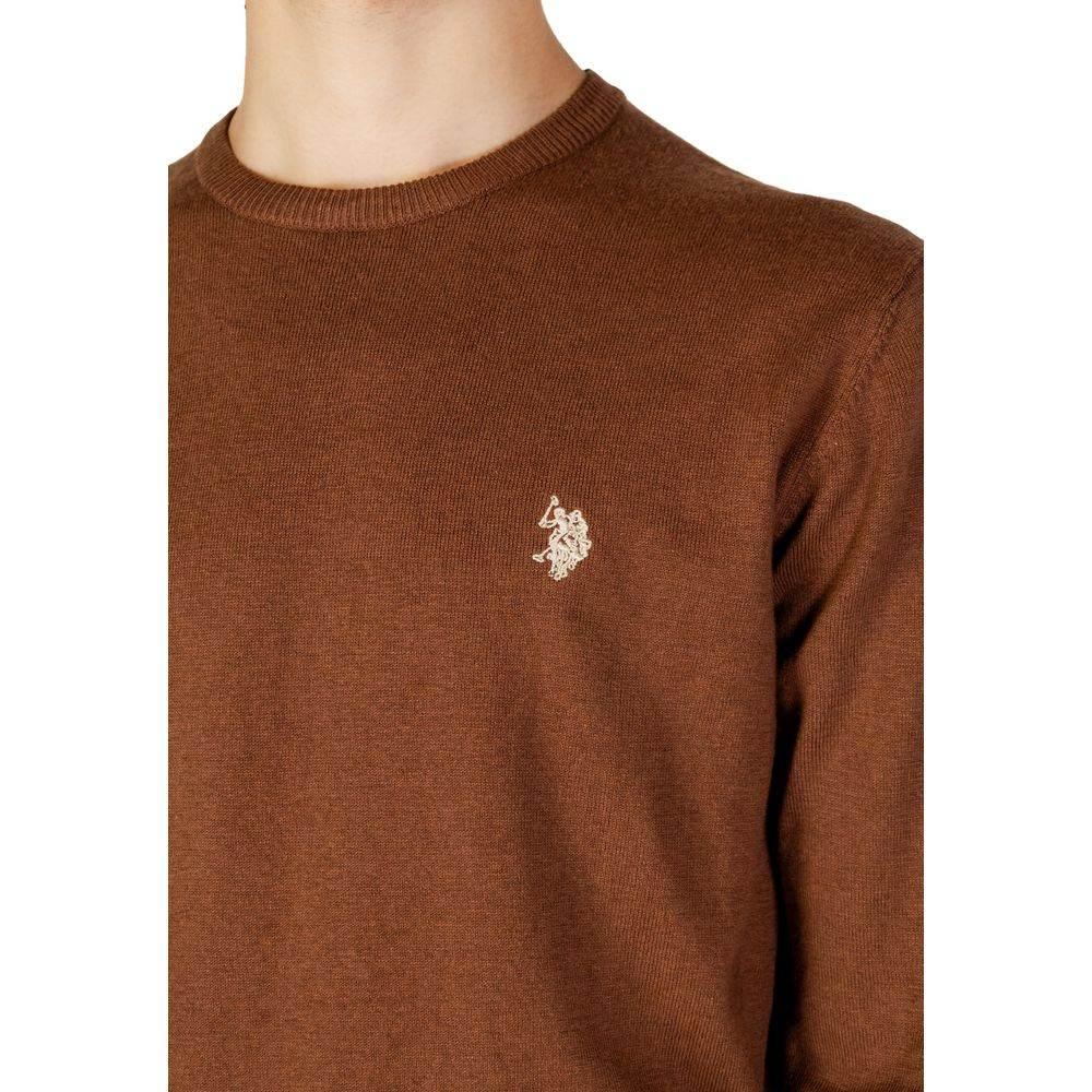 U.S. POLO ASSN. Beige Cotton Sweater - Hilstor