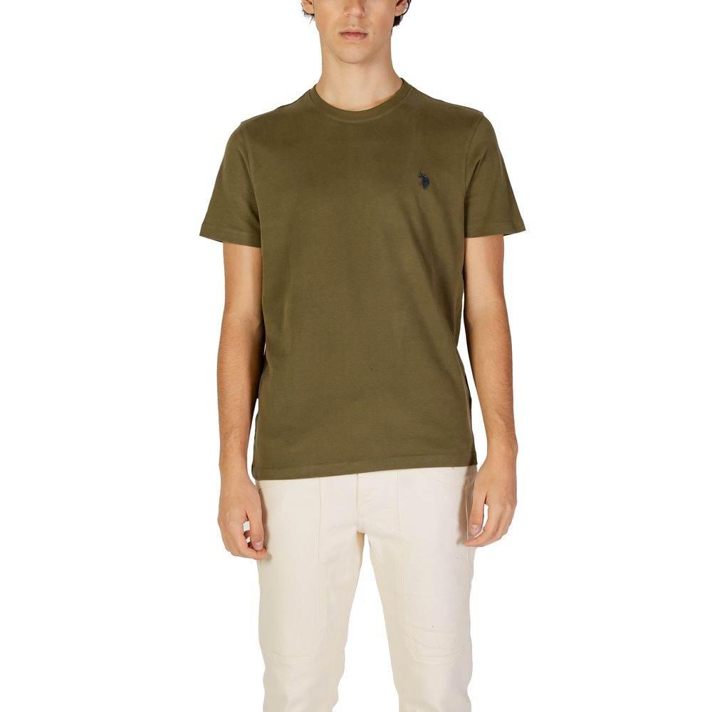 U.S. POLO ASSN. Green Cotton T-Shirt - Hilstor