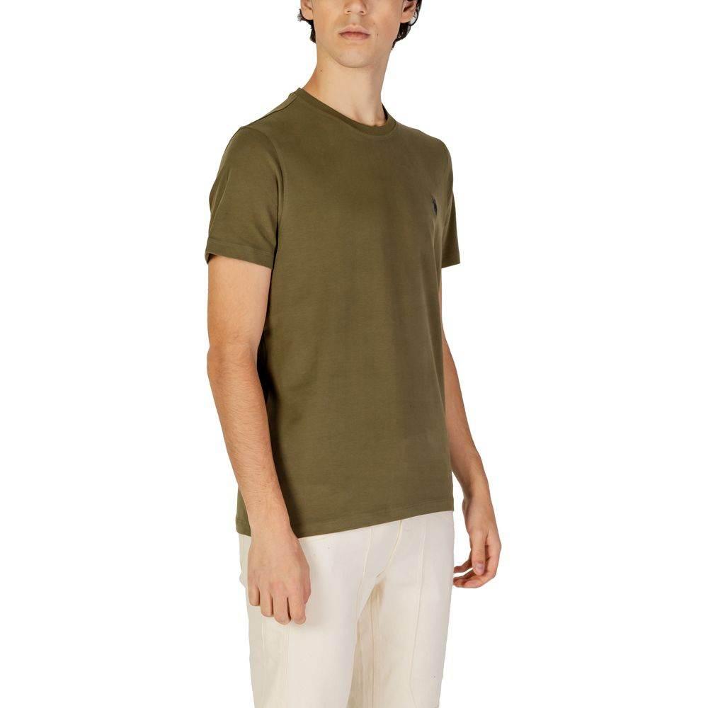 U.S. POLO ASSN. Green Cotton T-Shirt - Hilstor