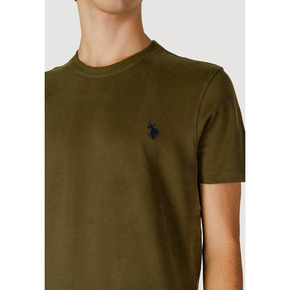U.S. POLO ASSN. Green Cotton T-Shirt - Hilstor