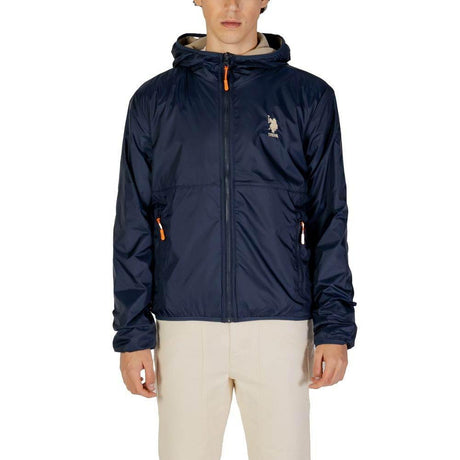 U.S. POLO ASSN. Blue Polyamide Jackets & Coat - Hilstor