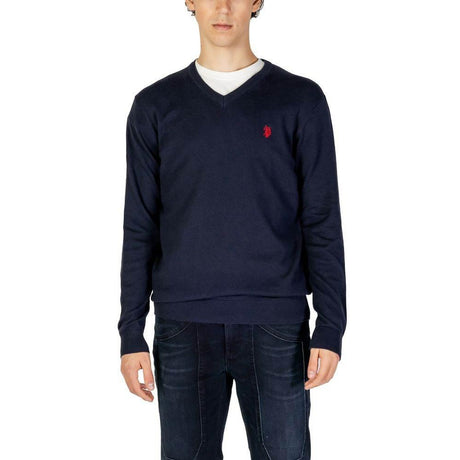 U.S. POLO ASSN. Blue Cotton Sweater - Hilstor