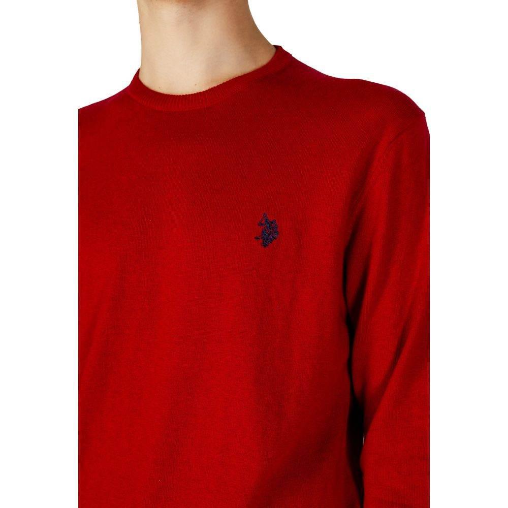 U.S. POLO ASSN. Red Cotton Sweater - Hilstor