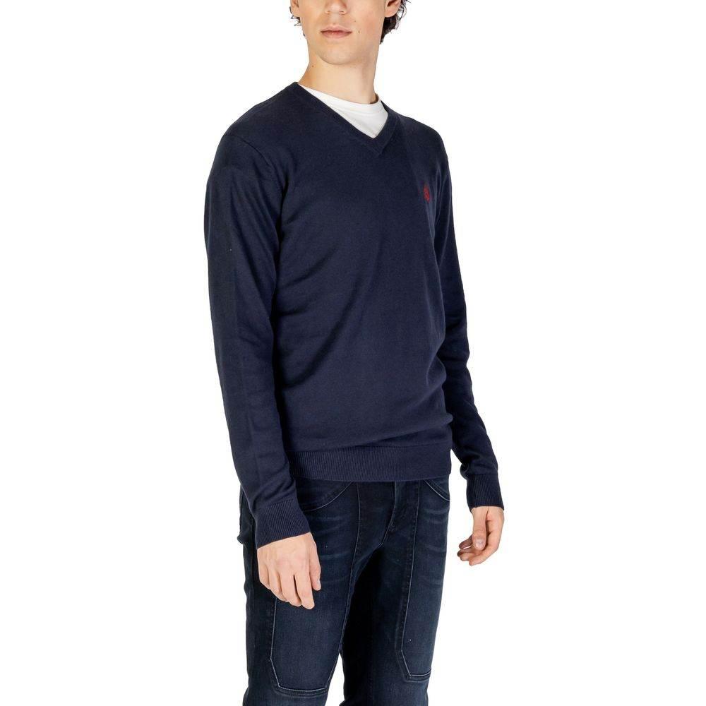 U.S. POLO ASSN. Blue Cotton Sweater - Hilstor