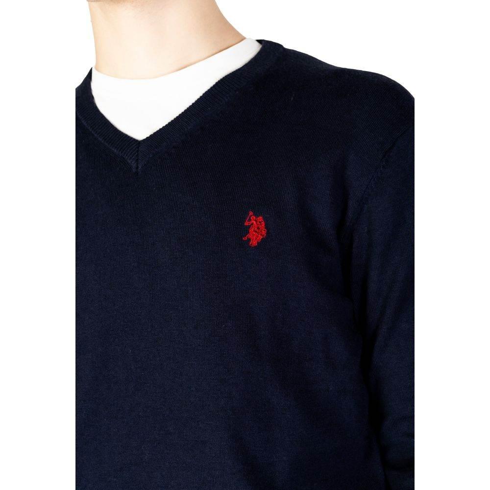 U.S. POLO ASSN. Blue Cotton Sweater - Hilstor