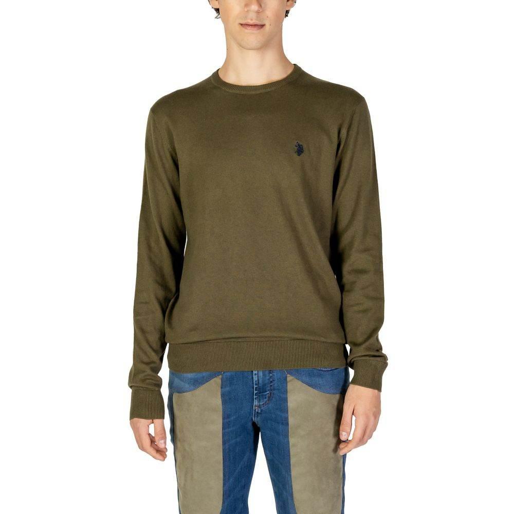 U.S. POLO ASSN. Green Cotton Sweater - Hilstor