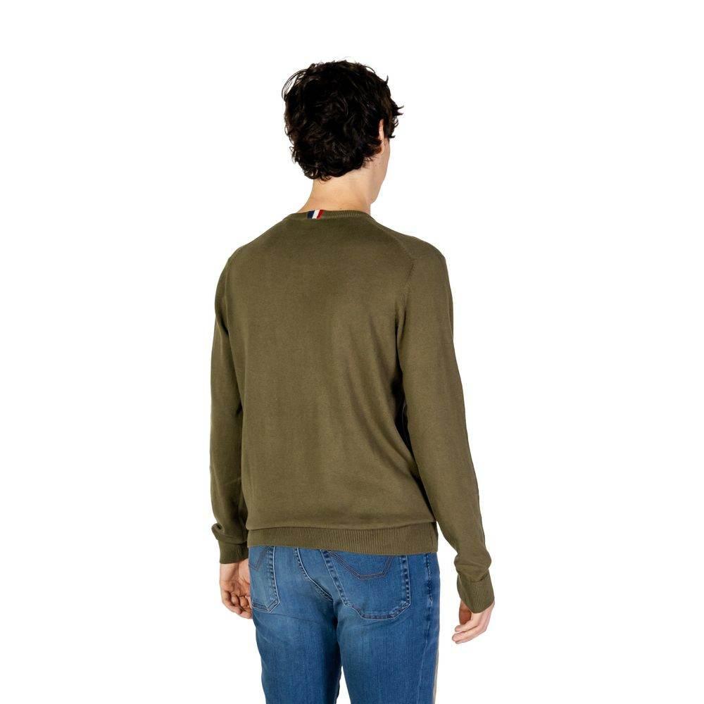 U.S. POLO ASSN. Green Cotton Sweater - Hilstor
