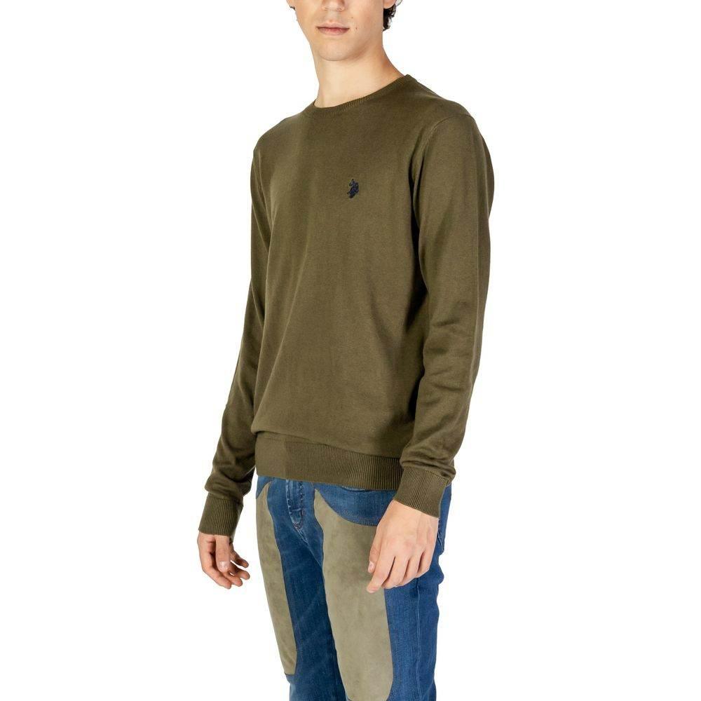U.S. POLO ASSN. Green Cotton Sweater - Hilstor