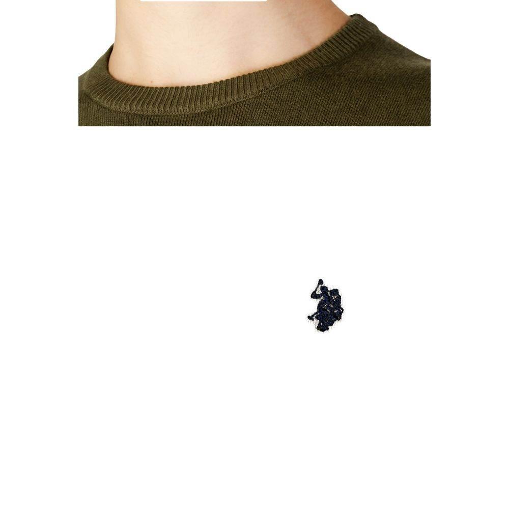 U.S. POLO ASSN. Green Cotton Sweater - Hilstor