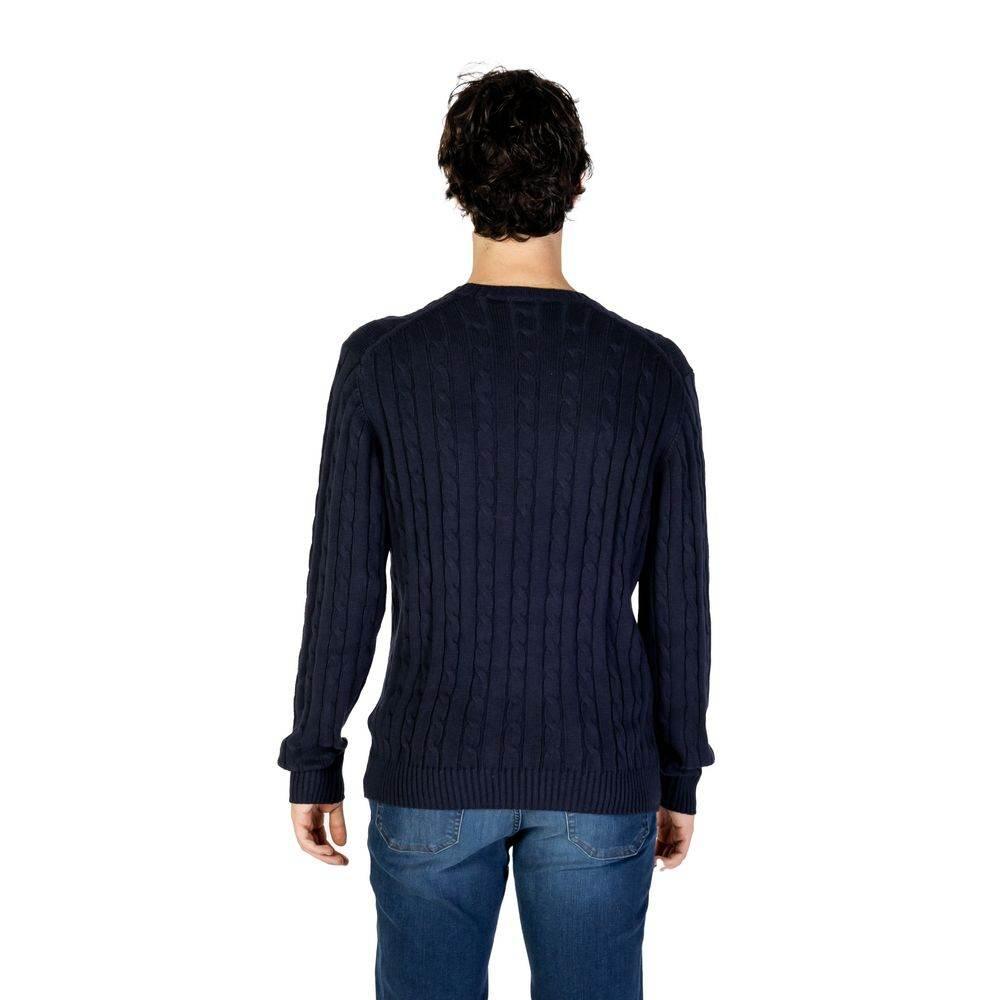 U.S. POLO ASSN. Blue Cotton Sweater - Hilstor