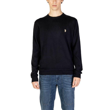 U.S. POLO ASSN. Black Cotton Sweater - Hilstor