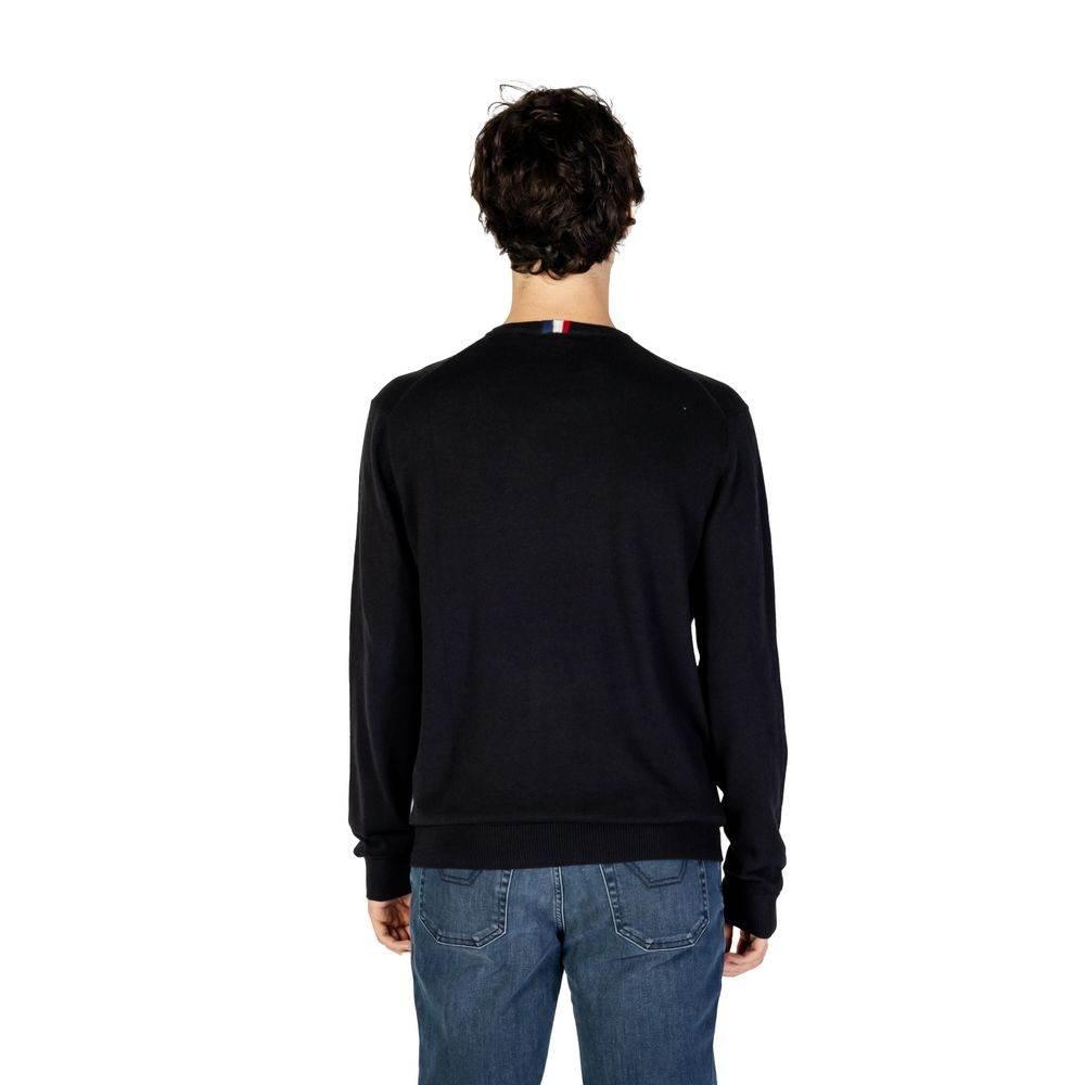 U.S. POLO ASSN. Black Cotton Sweater - Hilstor