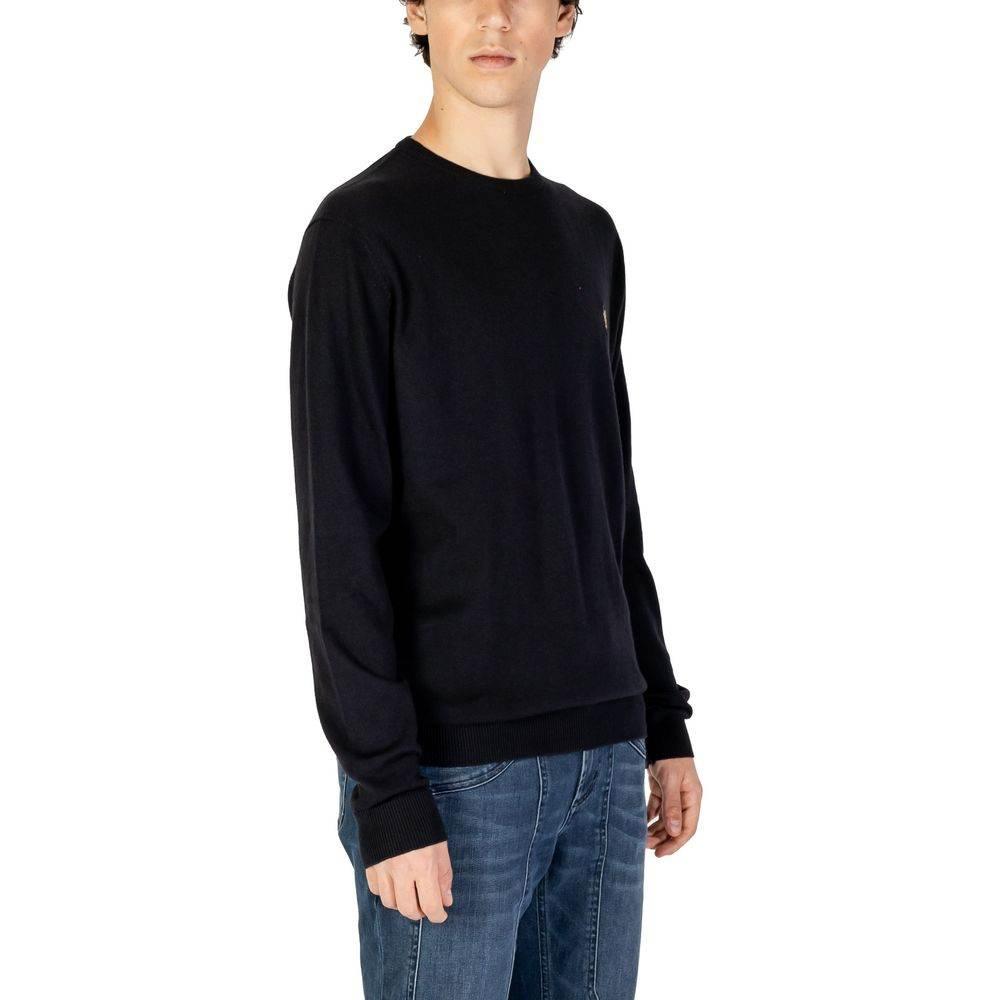 U.S. POLO ASSN. Black Cotton Sweater - Hilstor