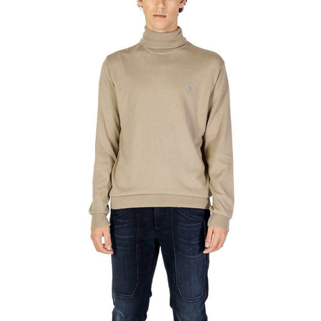 U.S. POLO ASSN. Beige Cotton Turtleneck - Hilstor
