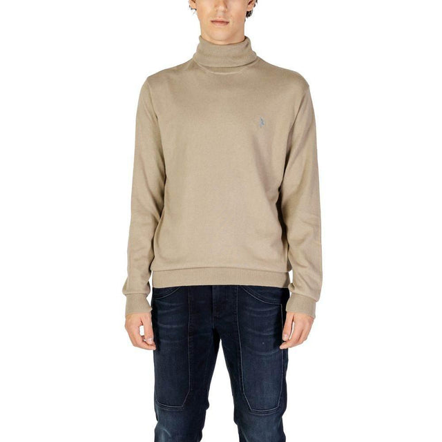 U.S. POLO ASSN. Beige Cotton Turtleneck - Hilstor